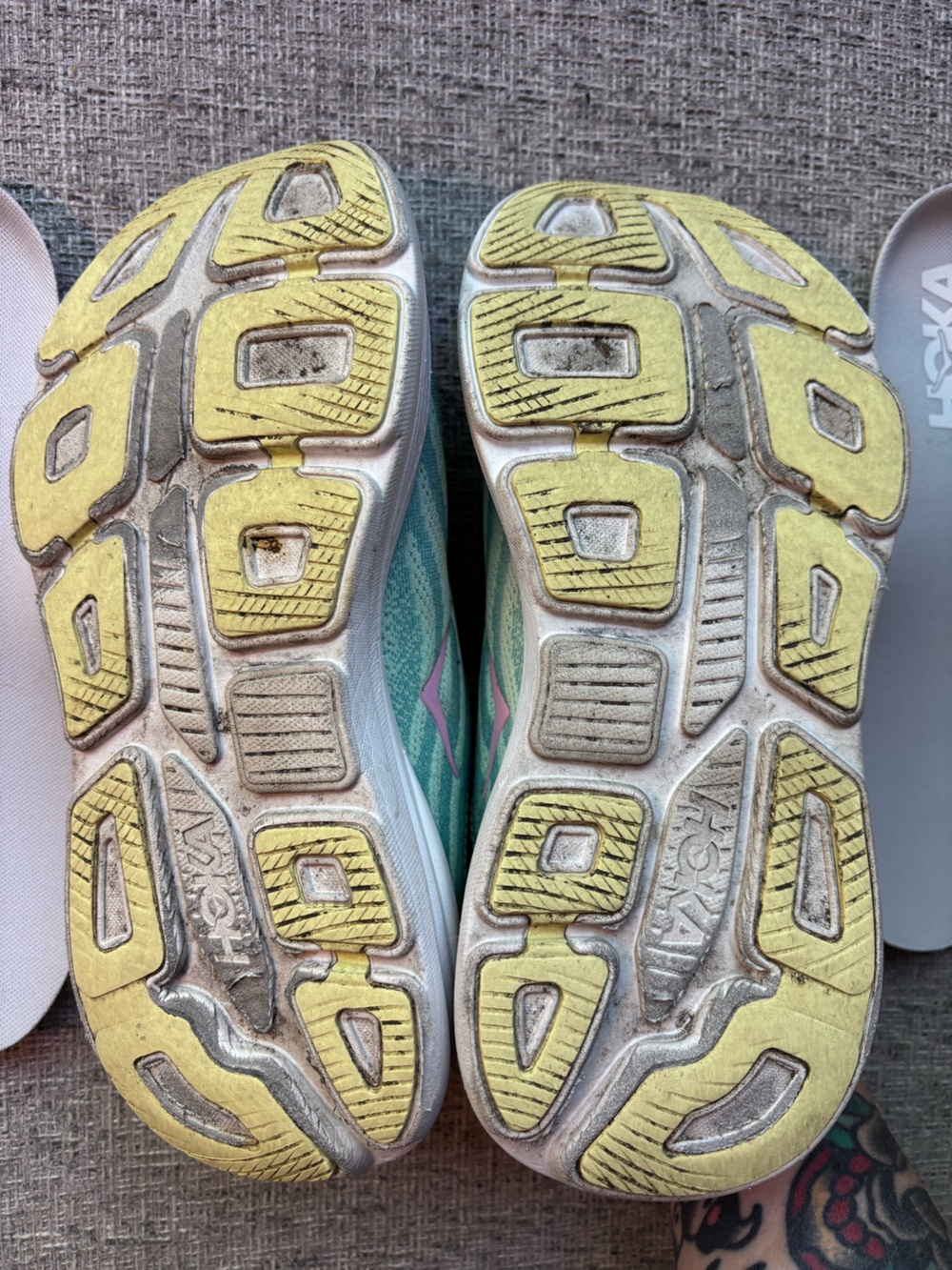 HOKA ONE ONE W Bondi 9 Blue Spark/Mint Fluorite Women's 7.5B - Picture 9 of 10
